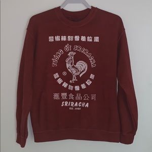 Sriracha crew neck sweatshirt